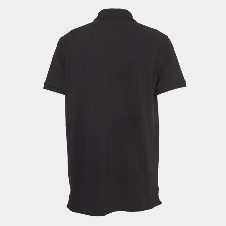 Pre Owned Boss By Hugo Boss Black Pima Cotton Pallas Polo T-Shirt XXL