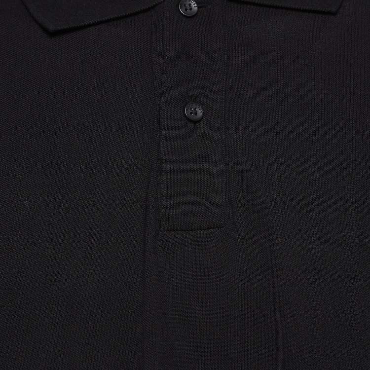 مملوكة مسبقًا Boss By Hugo Boss Black Pima Cotton Polo T-Shirt XXXL