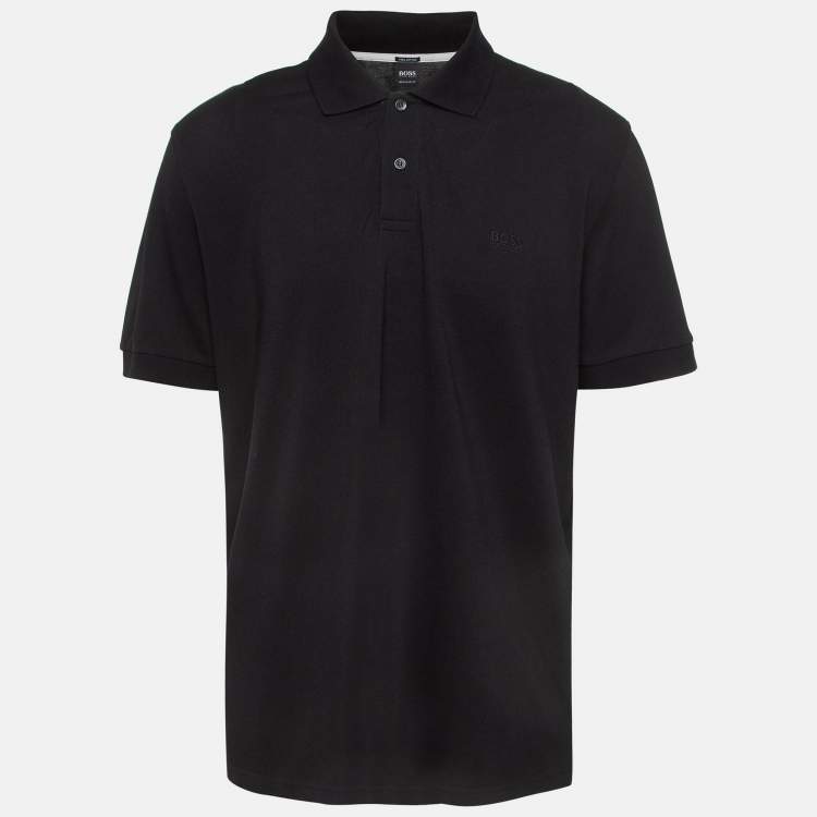 Boss By Hugo Boss Black Pima Cotton Polo T Shirt XXXL Boss By Hugo Boss The Luxury Closet