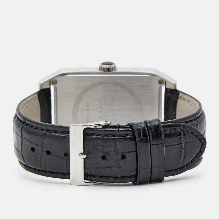 Pre Owned Boss By Hugo Boss Silver Stainless Steel 1512438 Men's Wristwatch 33 mm