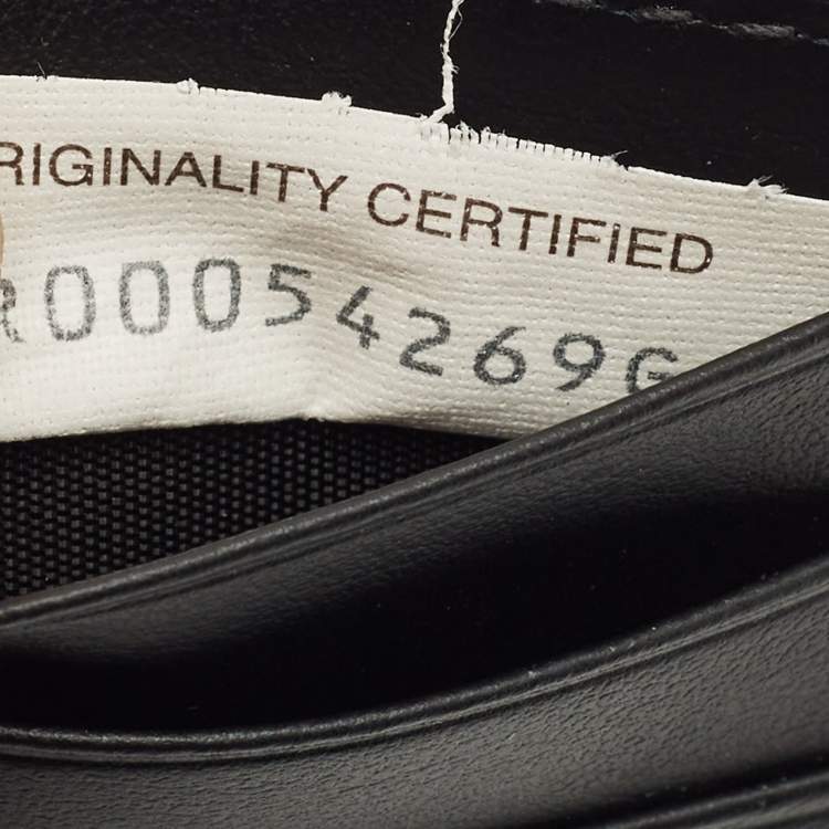 Pre Owned Bottega Veneta Black Intrecciato Leather Bifold Card Holder