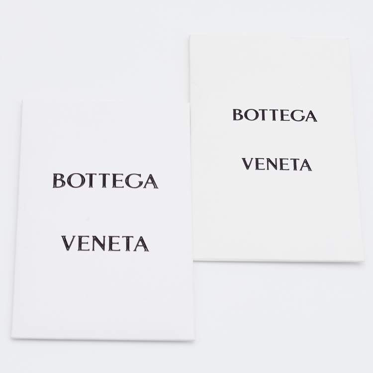 Pre Owned Bottega Veneta Black Debossed Intrecciato Leather Wristlet Clutch