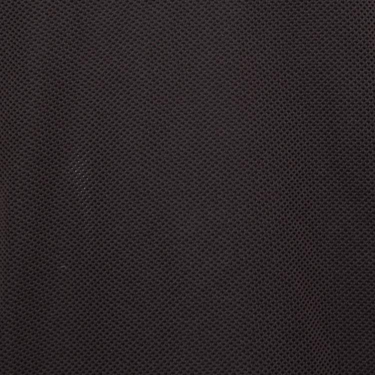 Pre Owned Bottega Veneta Brown Double Pique Long Sleeve Polo T-Shirt M