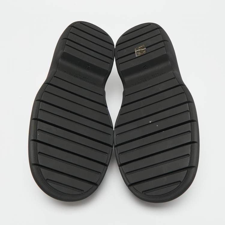 Pre Owned Bottega Veneta The Bounce Swell  Purple Brushed Leather Lace Up Derby  Size 43