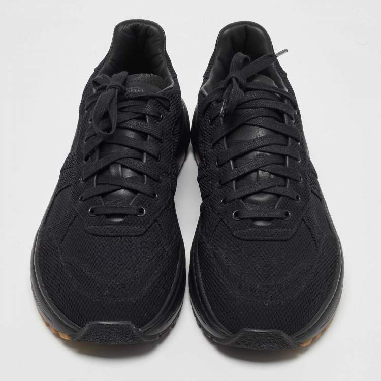 مملوكة مسبقًا Bottega Veneta Black Mesh Speedster Sneakers Size 44