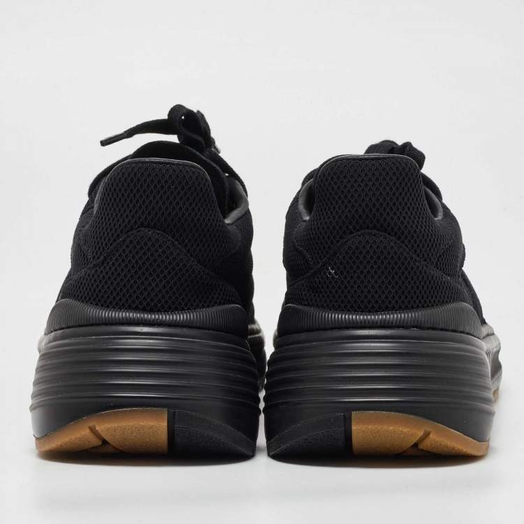 مملوكة مسبقًا Bottega Veneta Black Mesh Speedster Sneakers Size 44
