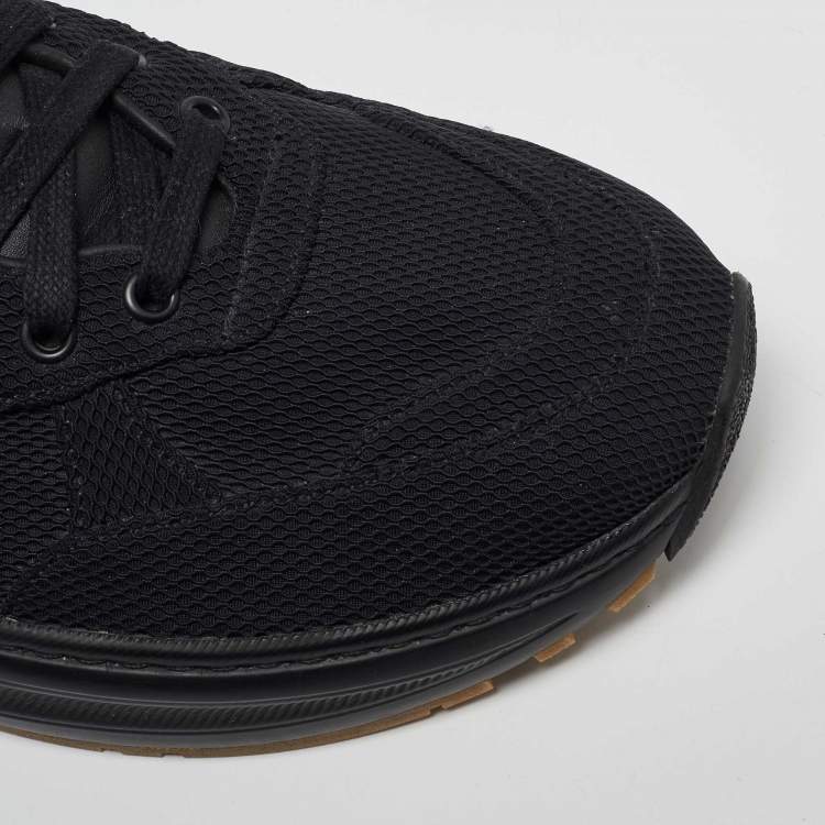 مملوكة مسبقًا Bottega Veneta Black Mesh Speedster Sneakers Size 44