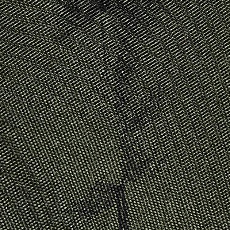 Pre Owned Bottega Veneta Green Needle Print Silk Classic Tie 