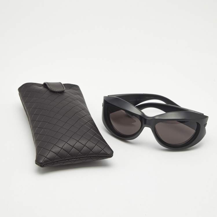 Pre Owned Bottega Veneta Black BV1087S Unapologetic Sunglasses