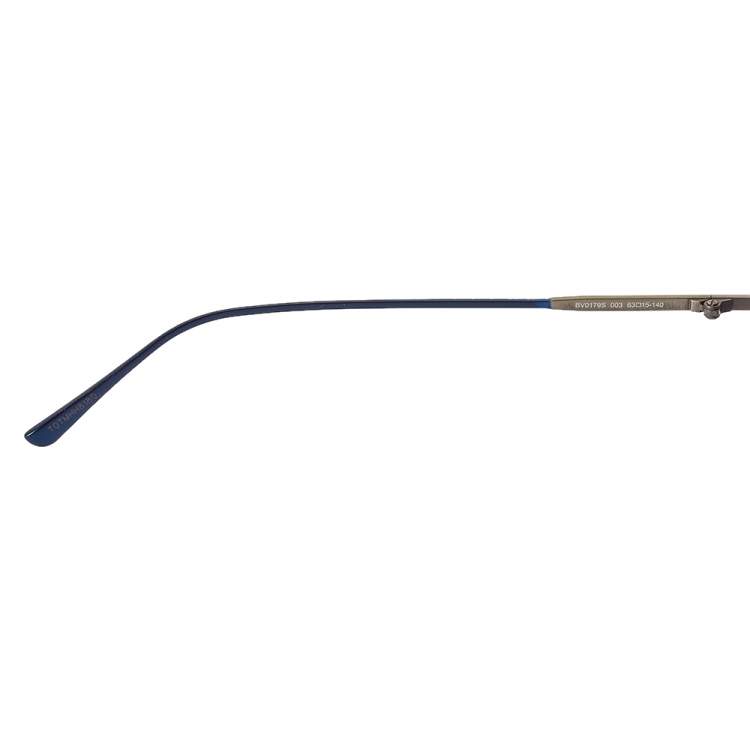 Pre Owned Bottega Veneta Silver Tone/ Blue BV0179S Aviator Sunglasses