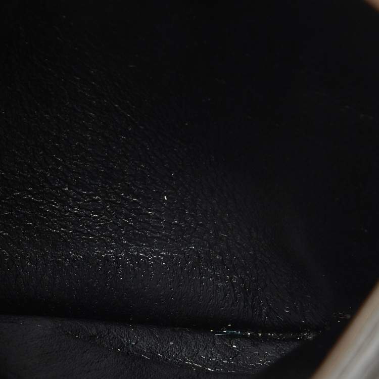 Pre Owned Bottega Veneta Grey Intrecciato Leather Zip Card Holder
