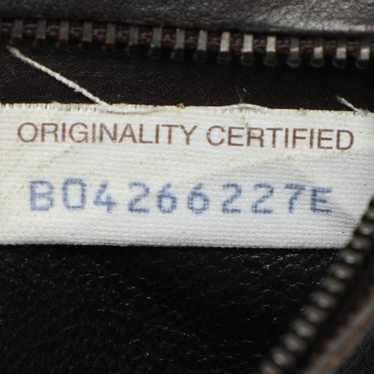 Pre Owned Bottega Veneta Brown Leather Intrecciato Card Holder