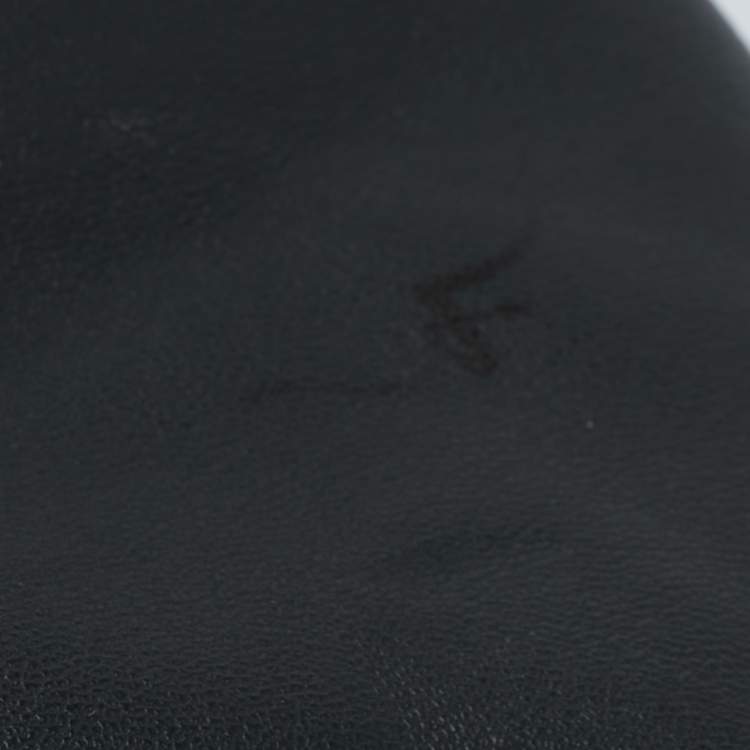 Pre Owned Bottega Veneta Dark Grey Leather and Ostrich Messenger Bag