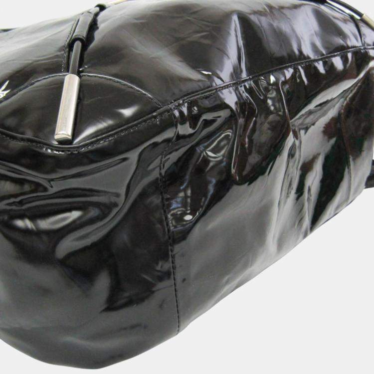 Pre Owned Bottega Veneta Black Leather, Nylon Tent Truck Backpack