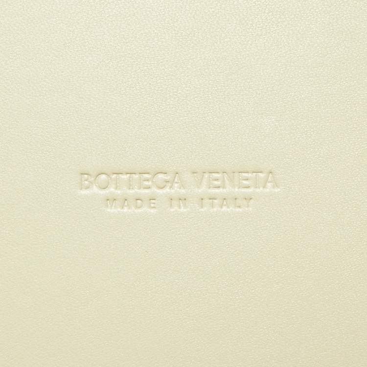 Pre Owned Bottega Veneta Green Intrecciato Leather Large Hop Bag