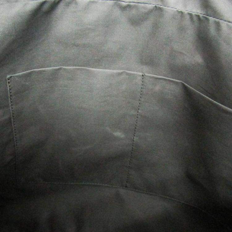 Pre Owned Bottega Veneta Intrecciato Dark Green Leather Briefcase