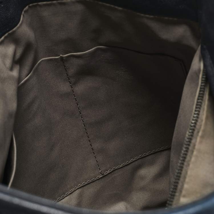 Pre Owned Bottega Veneta Tricolor Intrecciato Leather Messenger Bag