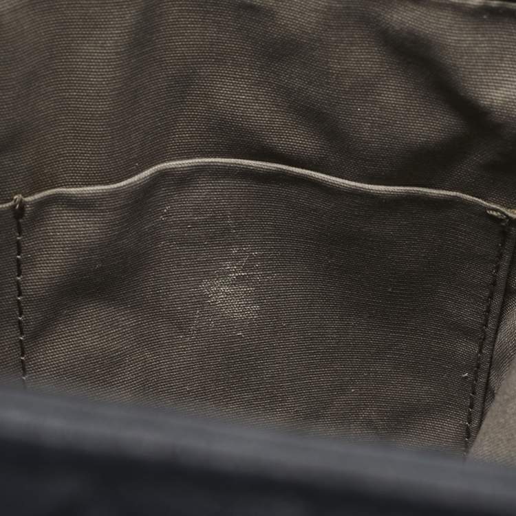 Pre Owned Bottega Veneta Tricolor Intrecciato Leather Messenger Bag