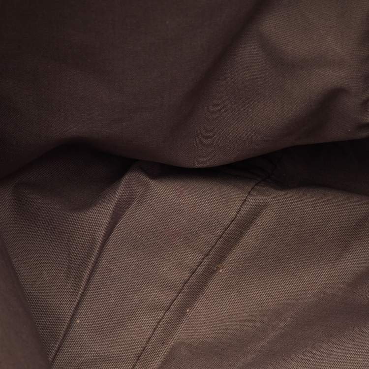 Pre Owned Bottega Veneta Blue Intrecciato Leather Messenger Bag