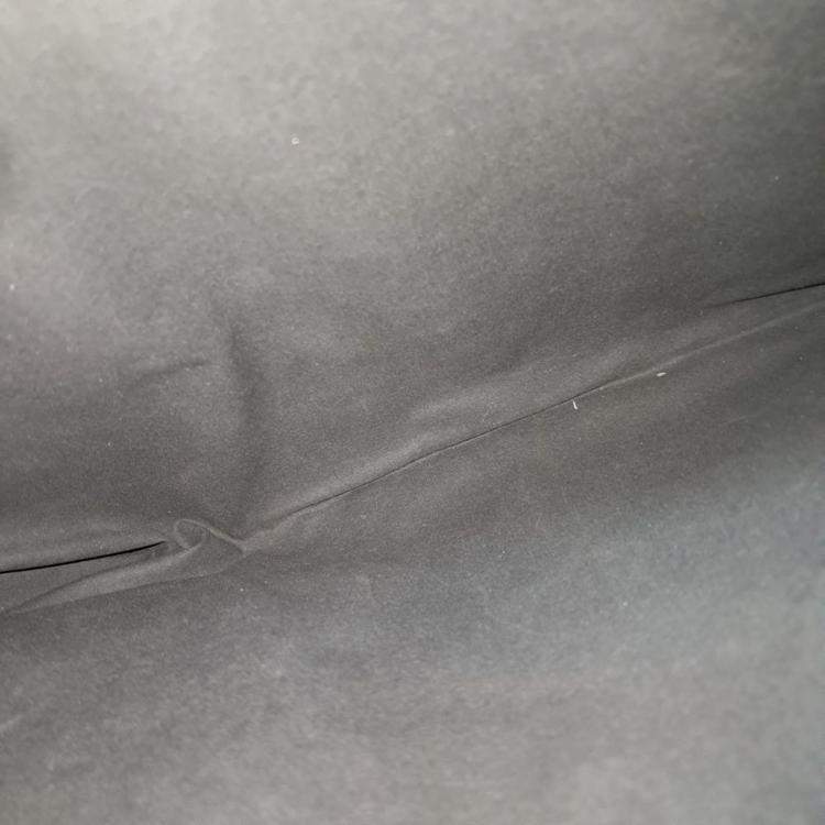 Pre Owned Bottega Veneta Black Leather mesh clutch