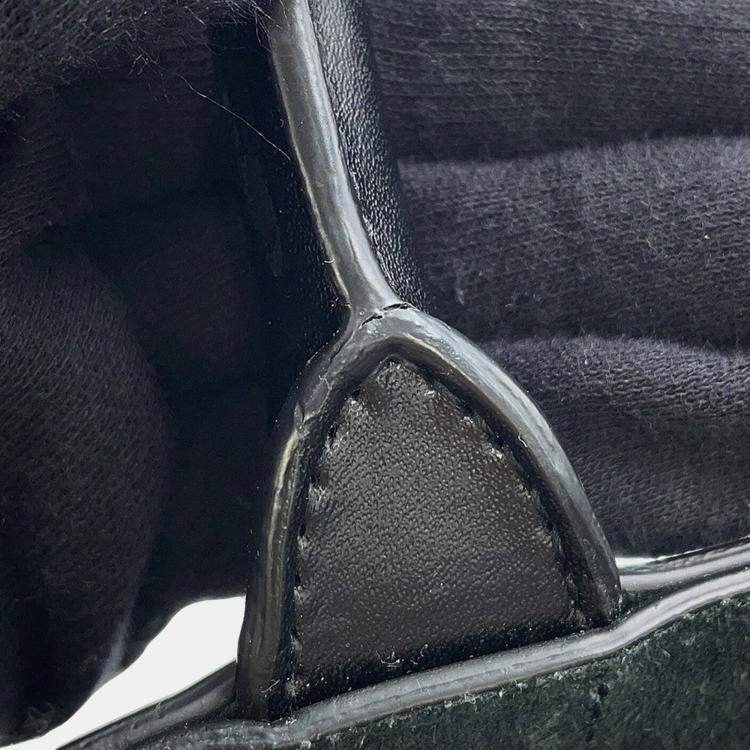 Pre Owned Bottega Veneta Maxi Intrecciato Arco Tote Bag Black Leather Size Large