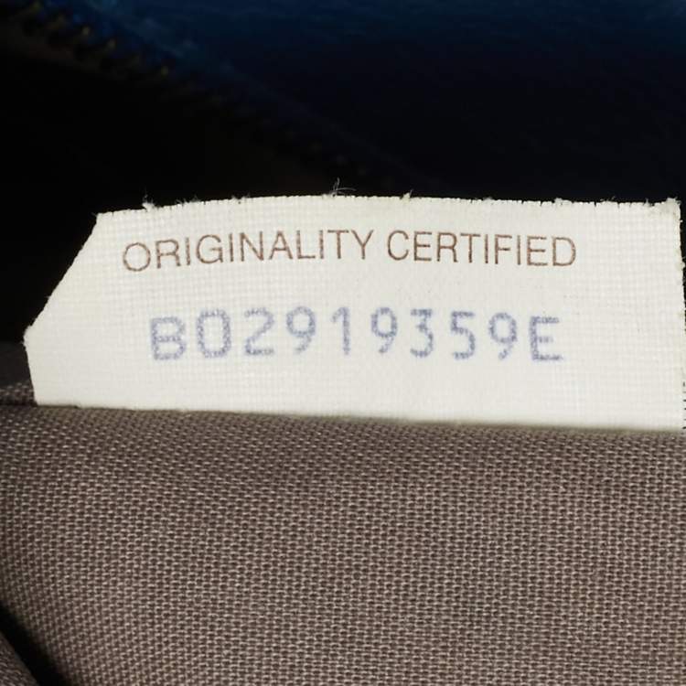 Pre Owned Bottega Veneta Blue/Black Intrecciato Leather Messenger Bag