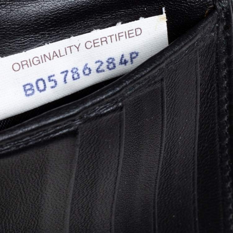 Pre Owned Bottega Veneta Maroon Intrecciato Leather Bifold Wallet