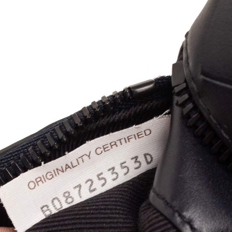 Pre Owned Bottega Veneta Black Intrecciato Leather Belt Bag 