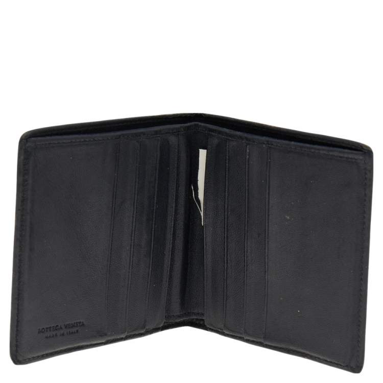 Pre Owned Bottega Veneta Yellow Stingray Bifold Wallet