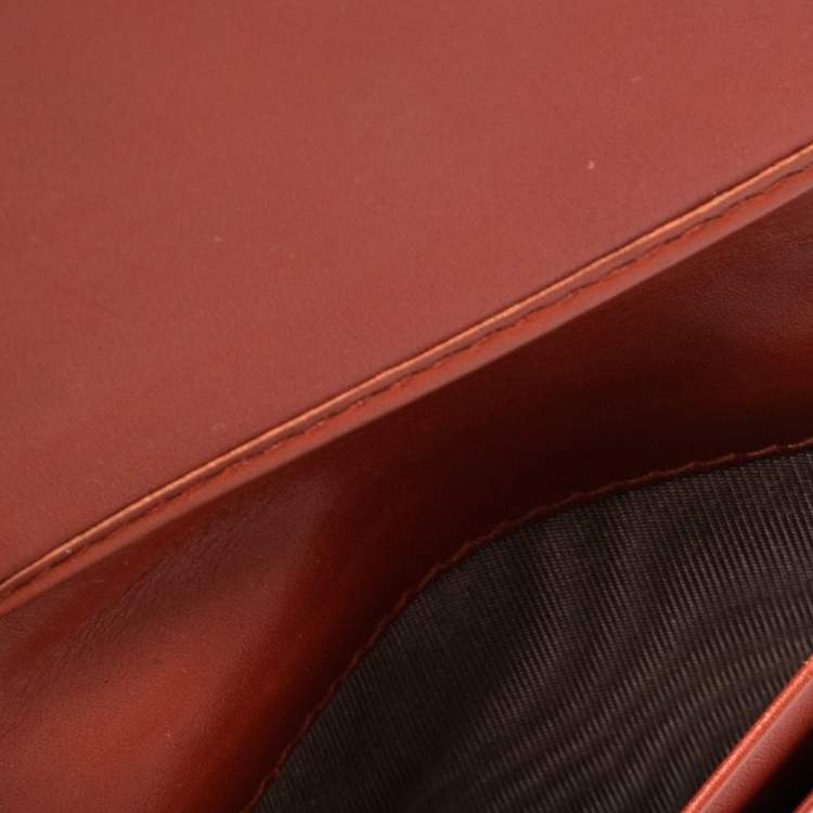 Pre Owned Bottega Veneta Brown Intrecciato Leather Card Holder