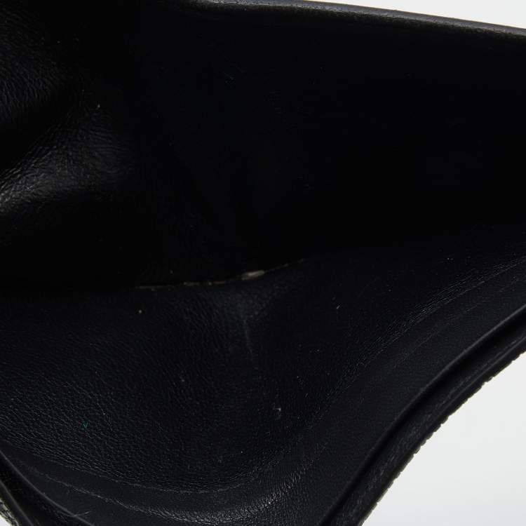 Pre Owned Bottega Veneta Grey Stingray Bifold Wallet