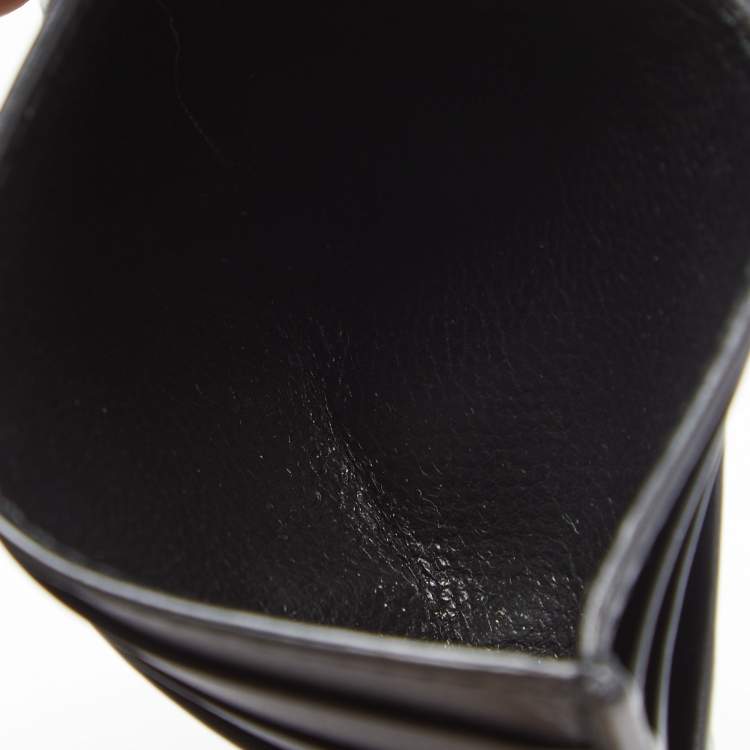 مملوكة مسبقًا Bottega Veneta Black Intrecciato Leather Card Holder