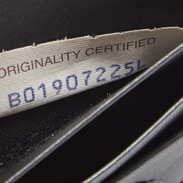 مملوكة مسبقًا Bottega Veneta Dark Grey Intrecciato Leather Card Holder