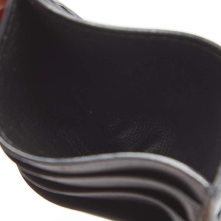 مملوكة مسبقًا Bottega Veneta Dark Grey Intrecciato Leather Card Holder