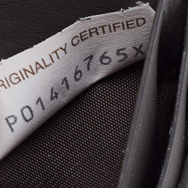 Pre Owned Bottega Veneta Grey Intrecciato Leather Card Holder