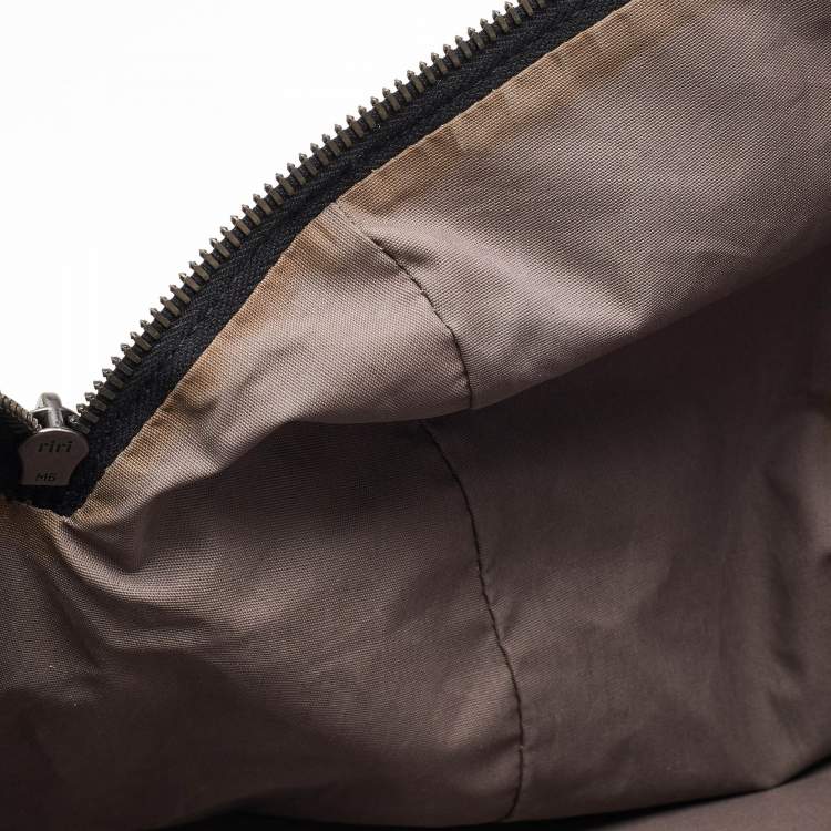 Pre Owned Bottega Veneta Black Intrecciato Leather Weekender Bag