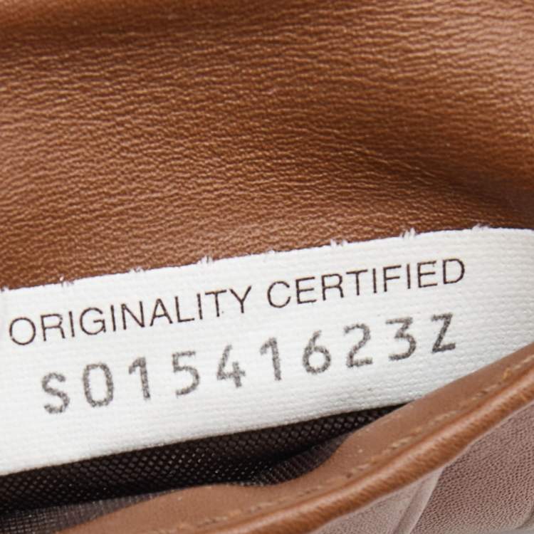 Pre Owned Bottega Veneta Brown Intrecciato Leather Bifold Wallet