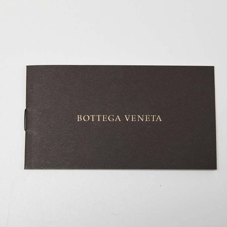 Pre Owned Bottega Veneta Olive Green/Black Intrecciato Leather Messenger Bag