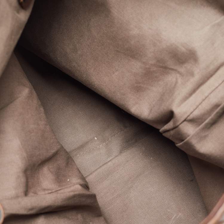 Pre Owned Bottega Veneta Brown Intrecciato Leather Messenger Bag