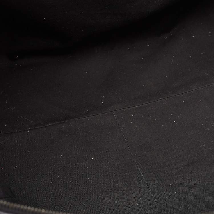 Pre Owned Bottega Veneta Black Intrecciato Leather Duffel Bag