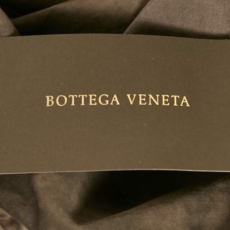 Pre Owned Bottega Veneta Brown Silk/Cotton Jacket and Pants Set L