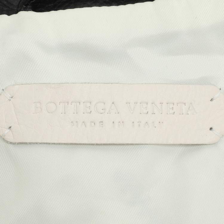 Pre Owned Bottega Veneta Cream Embroidered Leather Jacket S