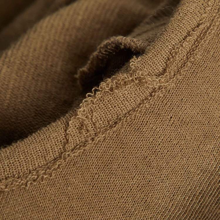 مملوكة مسبقًا Bottega Veneta Beige Cotton Knit Long Sleeve T-Shirt XXL