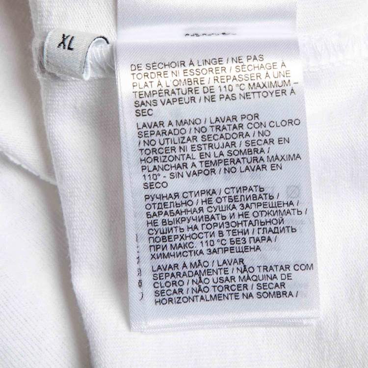 Pre Owned Bottega Veneta White Cotton Long Sleeve T-Shirt XL