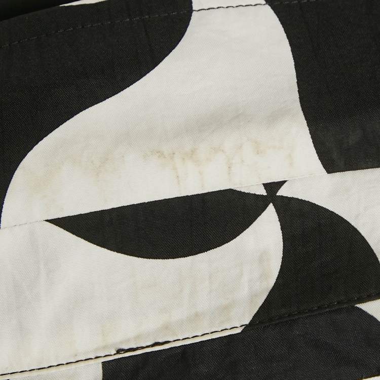 مملوكة مسبقًا قميص بوتيغا فينيتا بولينغ صناعي بنقشة أحادية اللون مطبوع مقاس كبير