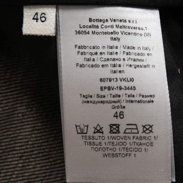 Pre Owned Bottega Veneta Brown Denim Leather Detailed Jeans S Waist 32"