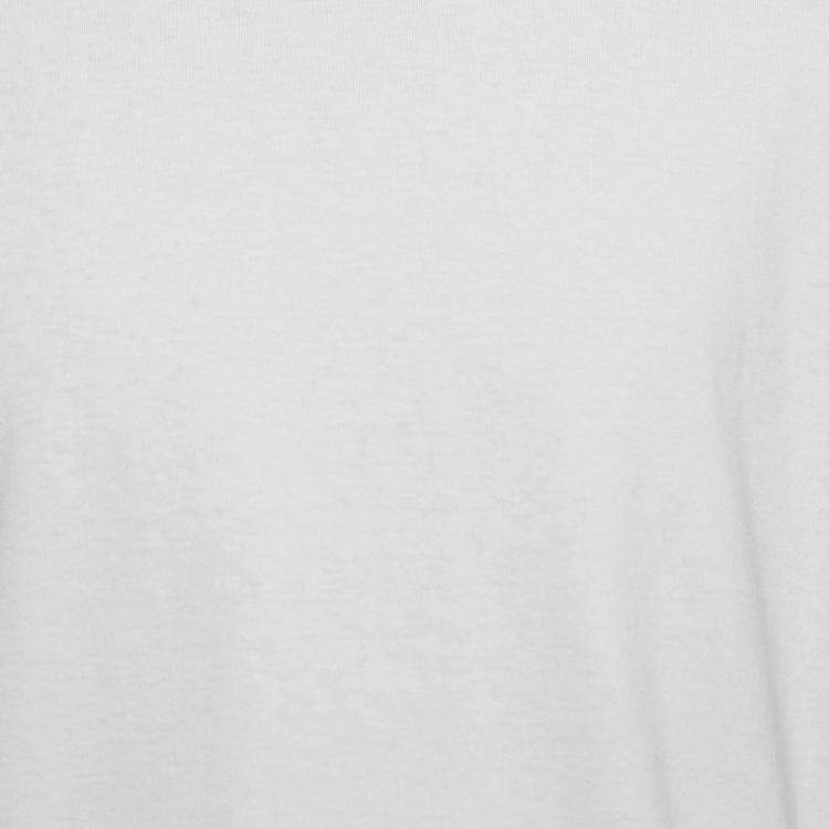 Pre Owned Bottega Veneta White Cotton Double Layered Crew Neck T-Shirt M