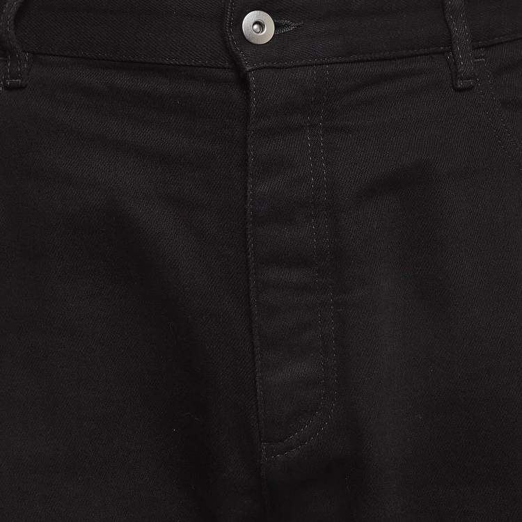 Pre Owned Bottega Veneta Black Denim Jeans XL Waist 36"