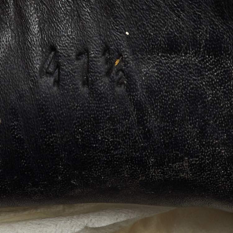 Pre Owned Bottega Veneta Black Intrecciato Leather Bow Slip On Loafers Size 41.5
