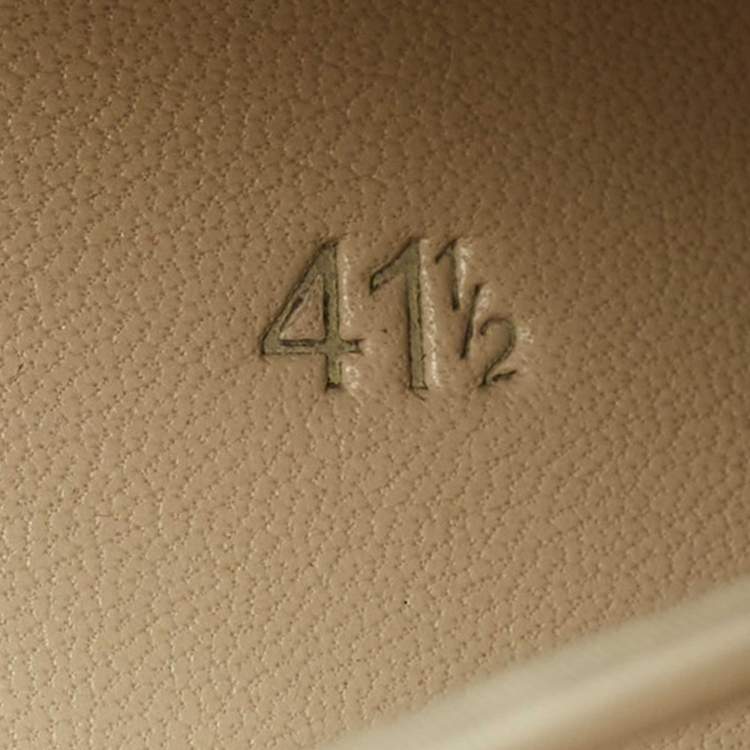 Pre Owned Bottega Veneta Cream Intrecciato Elastic Fabric Elasticated Sneakers Size 41.5